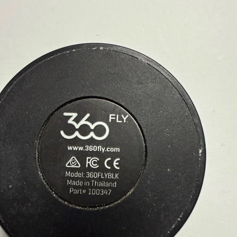 Black 360-Degree Camera